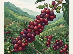 El Cedral β coffee farm illustration 3