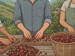 Bayter brothers — coffee farmer illustration 2