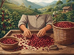 Edgardo Tinoco — coffee farmer illustration 2