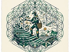 Juan Alarcón — coffee farmer illustration 2