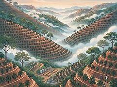 Guchienda β coffee farm illustration 1
