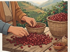 Smallholders — coffee farmer illustration 2