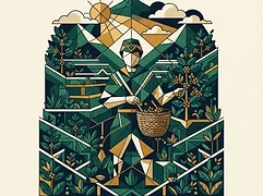 Vicente Regalado — coffee farmer illustration 3