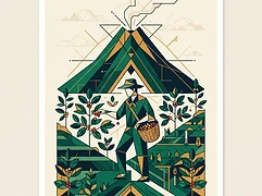 Néstor Lasso — coffee farmer illustration 2