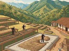 El Mirador β coffee farm illustration 2