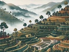 Chelbessa site β coffee farm illustration 1