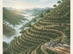 El Tambo — coffee farm illustration 1