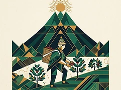 Wilbert Almanza — coffee farmer illustration 2