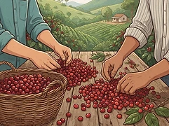 Francisco Isidro Dias Pereira — coffee farmer illustration 2