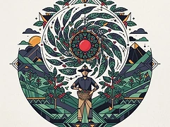 Jesus Ureña Hidalgo — coffee farmer illustration 2