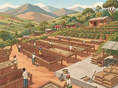 Faith Estate β coffee farm illustration 2