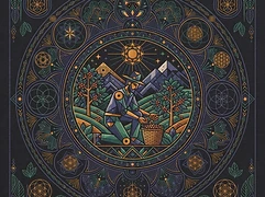 Efraín “Macho” and Kevin Naranja — coffee farmer illustration 2