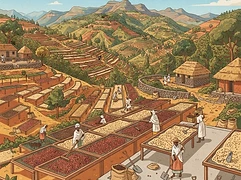 Yaye Chericho β coffee farm illustration 2