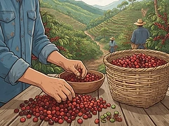 Jamison Savage, Saśa Šestić, and Elvin Siew — coffee farmer illustration 2