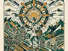 Pepe Jijón — coffee farmer illustration 1