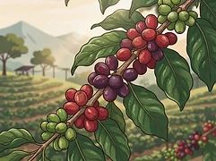 El Ocotal — coffee farm illustration 3