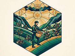 Victor Chala — coffee farmer illustration 2
