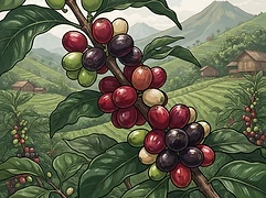 Pegasing Washing Station — coffee farm illustration 3