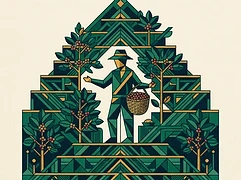 Juan Jose Huillca — coffee farmer illustration 2