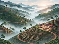 Alto Naranjal — coffee farm illustration 1