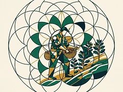 Hermel Lasso — coffee farmer illustration 2