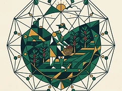 UCOCARU cooperative union — coffee farmer illustration 1