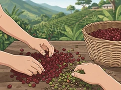 Jorge Raul Rivera — coffee farmer illustration 2