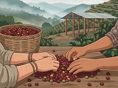 Edgardo Reyes — coffee farmer illustration 2