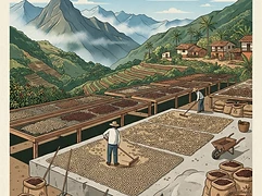 El Porvenir — coffee farm illustration 2