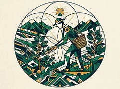 Libardo Pepicano — coffee farmer illustration 1