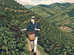 William Ortiz — coffee farmer illustration 1