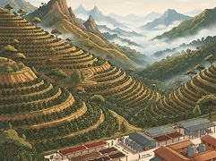 Ruronzi — coffee farm illustration 1