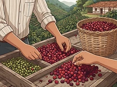 Benjamin Tunubalá — coffee farmer illustration 2