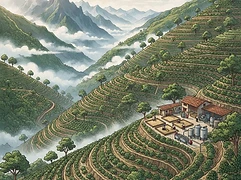 El Romerillo — coffee farm illustration 1