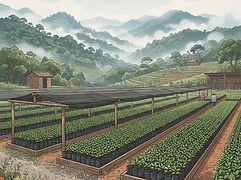 Denilson Madrid — coffee farmer illustration 3