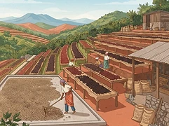 Ngarutua Factory β coffee farm illustration 2