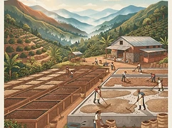 Finca El Puente — coffee farm illustration 2