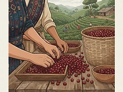 Jacinto Domingo — coffee farmer illustration 2