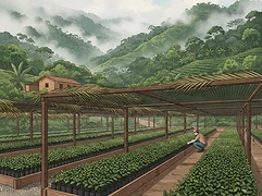 Roberto Miranda — coffee farmer illustration 3