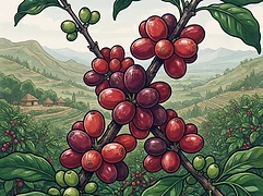 Benti Nenqa β coffee farm illustration 3