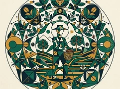 Muthonjo Coffee Factory — coffee farmer illustration 2