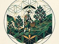 Yeison Libardo López — coffee farmer illustration 1