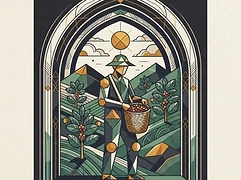 Roberto Mata Naranjo — coffee farmer illustration 2