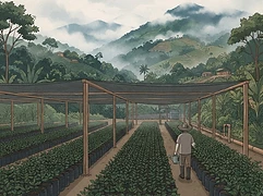 Jhon Alexander Bermudez — coffee farmer illustration 3