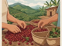 Jamison Savage — coffee farmer illustration 2