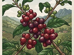 La Siria — coffee farm illustration 3