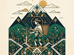 Jair Arles Galindez — coffee farmer illustration 3