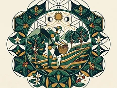 ASPROCAES association — coffee farmer illustration 2