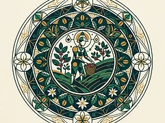 Marysabel Caballero and Moisés Herrera — coffee farmer illustration 1