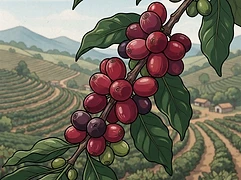 Fazenda Rio Verde — coffee farm illustration 3
